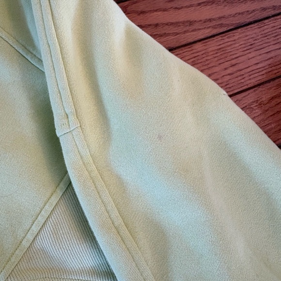 Lululemon Scuba Oversized Half-Zip Hoodie Electric Lemon size XS/S - Picture 7 of 8